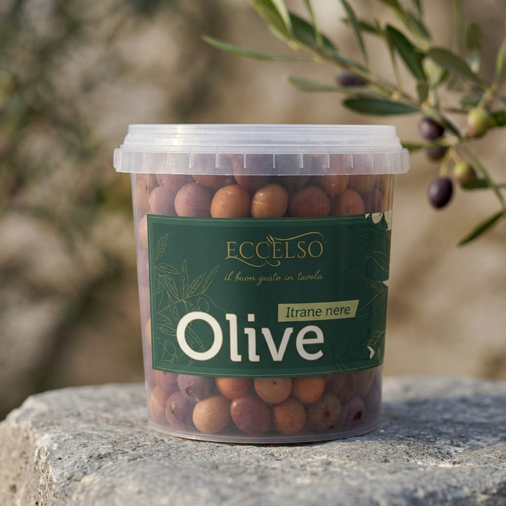 Olive Itrane Nere 900gr